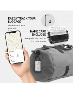Etiqueta de Equipaje Pelican para AirTag - Resistente y Segura 2