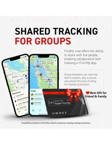 Localizador GPS Recargable DoHome CardFinder Impermeable