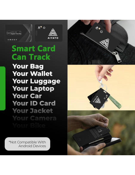 Localizador GPS Recargable DoHome CardFinder Impermeable