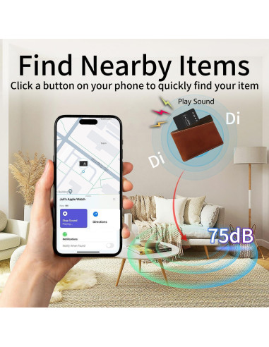 Localizador GPS Recargable DoHome CardFinder Impermeable