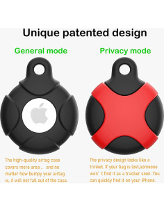 Paquete de 4 fundas de silicona Meokkaebi para AirTag 2021 2