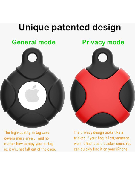 Paquete de 4 fundas de silicona Meokkaebi para AirTag 2021