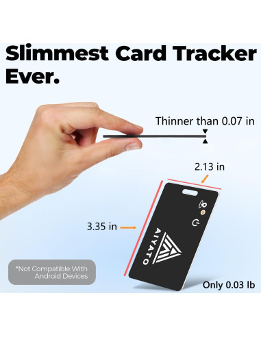 Localizador GPS Recargable DoHome CardFinder Impermeable