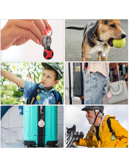 Paquete de 4 fundas de silicona Meokkaebi para AirTag 2021