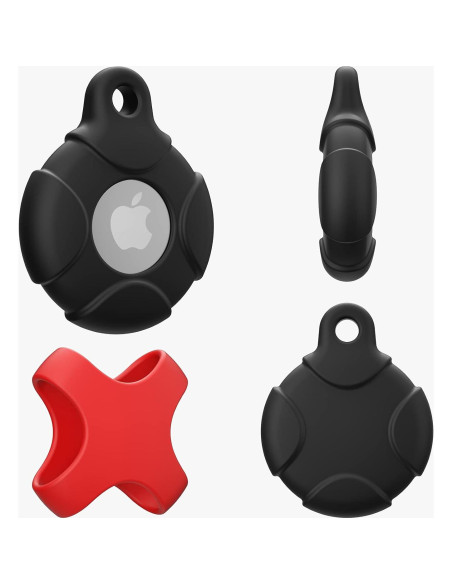 Paquete de 4 fundas de silicona Meokkaebi para AirTag 2021