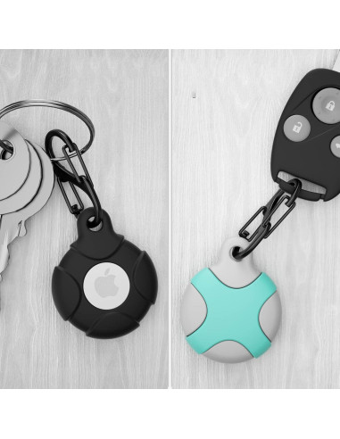 Paquete de 4 fundas de silicona Meokkaebi para AirTag 2021