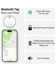 Etiqueta Inteligente HH-Tech HHTAG02 para iOS - Paquete de 3 2