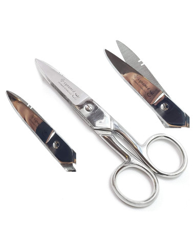 Tijeras Eléctricas Cynamed 133 mm Acero Inoxidable Multiusos