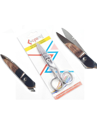 Tijeras Eléctricas Cynamed 133 mm Acero Inoxidable Multiusos