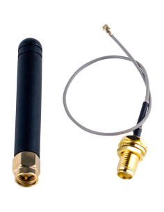 6 Antenas 915MHz U.FL a SMA 2dBi para Lora32 IoT 2