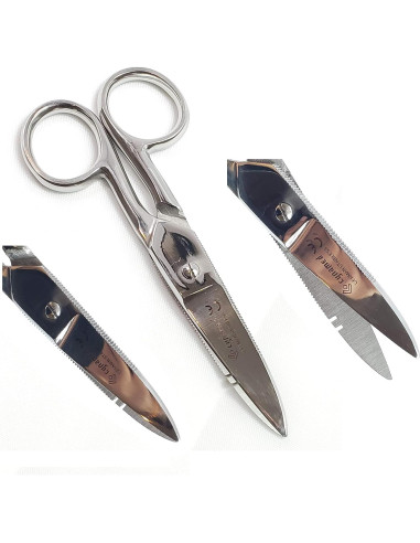 Tijeras Eléctricas Cynamed 133 mm Acero Inoxidable Multiusos