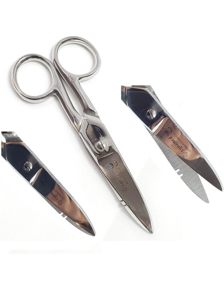 Tijeras Eléctricas Cynamed 133 mm Acero Inoxidable Multiusos