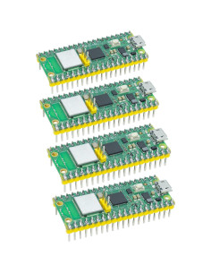 Paquete 4 Raspberry Pi Pico W SuziePi con USB y conectores 2