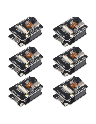 6 Pcs Módulo ESP32-CAM Shutao con Cámara OV2640 WiFi