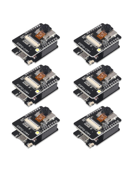 6 Pcs Módulo ESP32-CAM Shutao con Cámara OV2640 WiFi