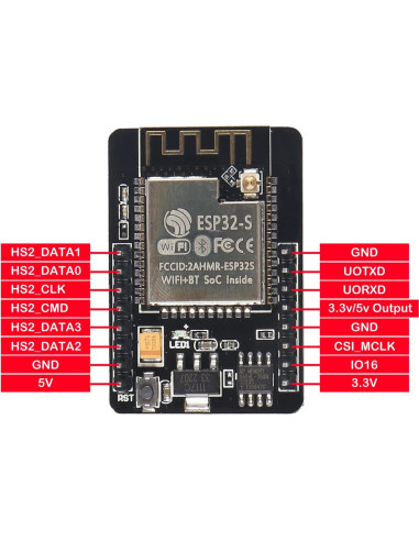 6 Pcs Módulo ESP32-CAM Shutao con Cámara OV2640 WiFi
