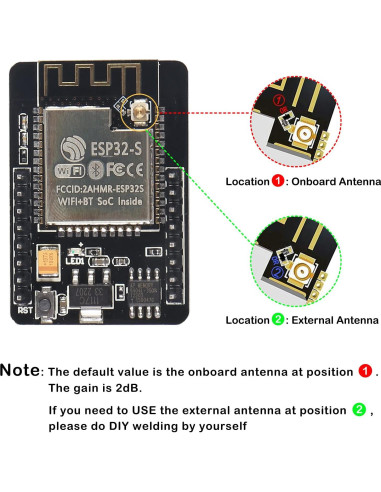 6 Pcs Módulo ESP32-CAM Shutao con Cámara OV2640 WiFi