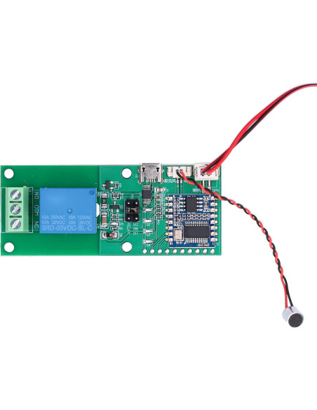 Módulo de Control de Voz Eujgoov 80 Comandos 3.6-30V DC