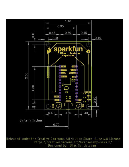 Placa de Expansión SparkFun Digi XBee Explorer Regulada