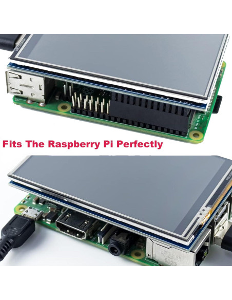 Pantalla Táctil TFT LCD 3.5" SuziePi 480x320 para Raspberry Pi