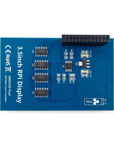 Pantalla Táctil TFT LCD 3.5" SuziePi 480x320 para Raspberry Pi