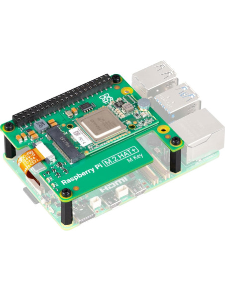 Kit de IA Raspberry Pi M.2 HAT+ con Módulo Hailo AI