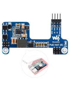 Waveshare PoE HAT (E) para Raspberry Pi 3B+/4B 802.3af