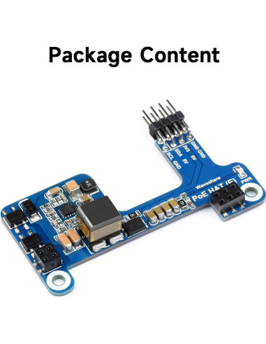 Waveshare PoE HAT (E) para Raspberry Pi 3B+/4B 802.3af
