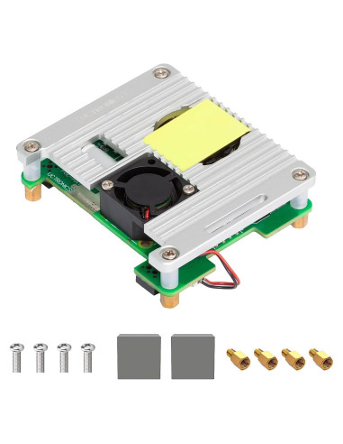 Sombrero PoE Uctronics para Raspberry Pi 5/4/3B 5V 4.5A