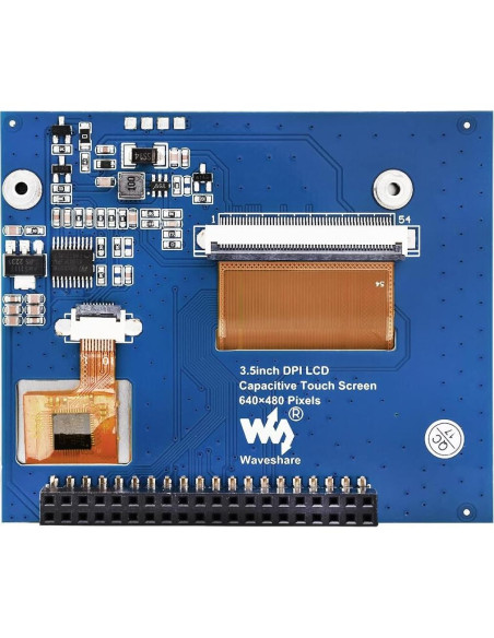 Pantalla táctil LCD 3.5" Waveshare para Raspberry Pi 640x480