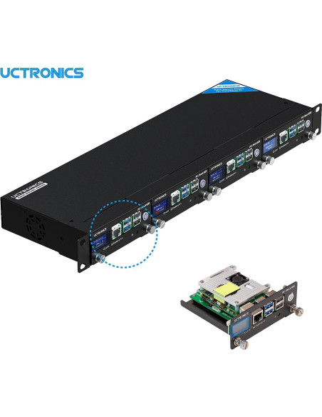 Sombrero PoE Uctronics para Raspberry Pi 5/4/3B 5V 4.5A