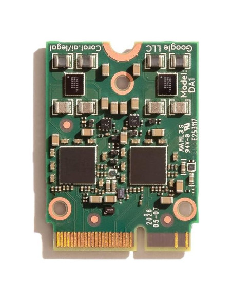 Coral M.2 Acelerador Dual Edge TPU Seeed Studio 0.05 kg