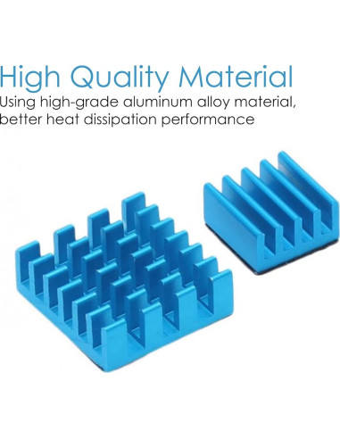 100 Pcs Disipadores de Calor MazerPi para Raspberry Pi 4B/3B+/3B/2B