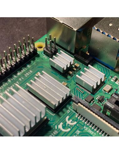 100 Pcs Disipadores de Calor MazerPi para Raspberry Pi 4B/3B+/3B/2B