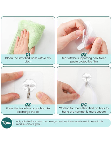 Cesta de Ropa Sucia Colgante Patelai 3 Piezas 30x40 cm