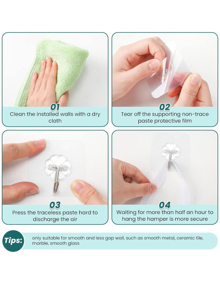 Cesta de Ropa Sucia Colgante Patelai 3 Piezas 30x40 cm