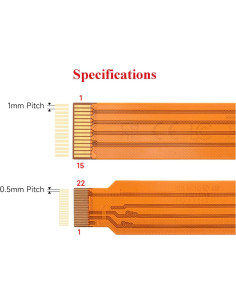 Cable Flexible CSI FPC Wonrabai 500mm para Raspberry Pi 5 2