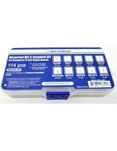 Kit de Separadores M2.5 114 pcs Micro Connectors Raspberry Pi 2
