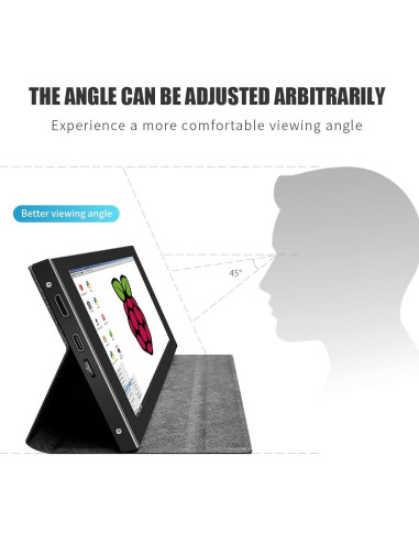 Monitor portátil 7" JLTTEK HDMI USB-C IPS 1024x600