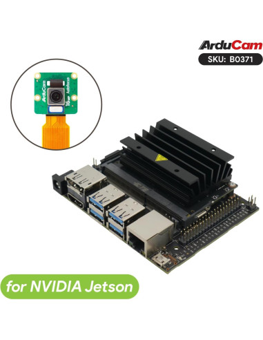 Cámara Arducam Hawkeye 64MP para Raspberry Pi con estuche