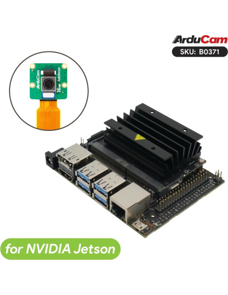 Cámara Arducam Hawkeye 64MP para Raspberry Pi con estuche