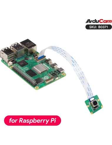 Cámara Arducam Hawkeye 64MP para Raspberry Pi con estuche