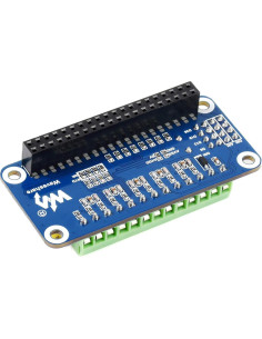 AD HAT Waveshare 32 bits 10 canales para Raspberry Pi y Jetson Nano 2