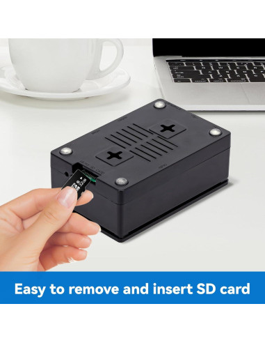 Funda TADA para Raspberry Pi 5 con Enfriador Activo Negro