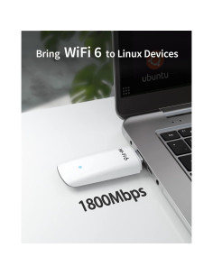 Adaptador USB WiFi 6 BrosTrend AX1800 para Linux 1800Mbps 2