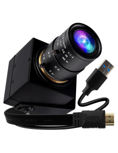 Cámara HDMI USB 4K 60fps IEights 2.8-12mm Zoom Mini