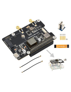 Adaptador PCIe a M.2 E Key UeeKKoo PoE para Raspberry Pi 5