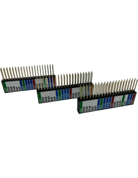 Encabezado apilable hembra 2x20 Ronmee para Raspberry Pi