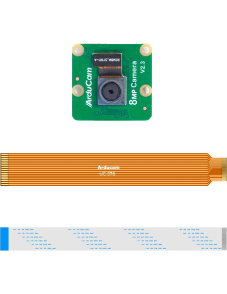 Cámara Arducam V2 8MP para Raspberry Pi 1080p con Cables
