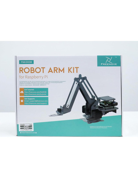 Kit Brazo Robot Freenove para Raspberry Pi 5/4B/3B+ - Metal